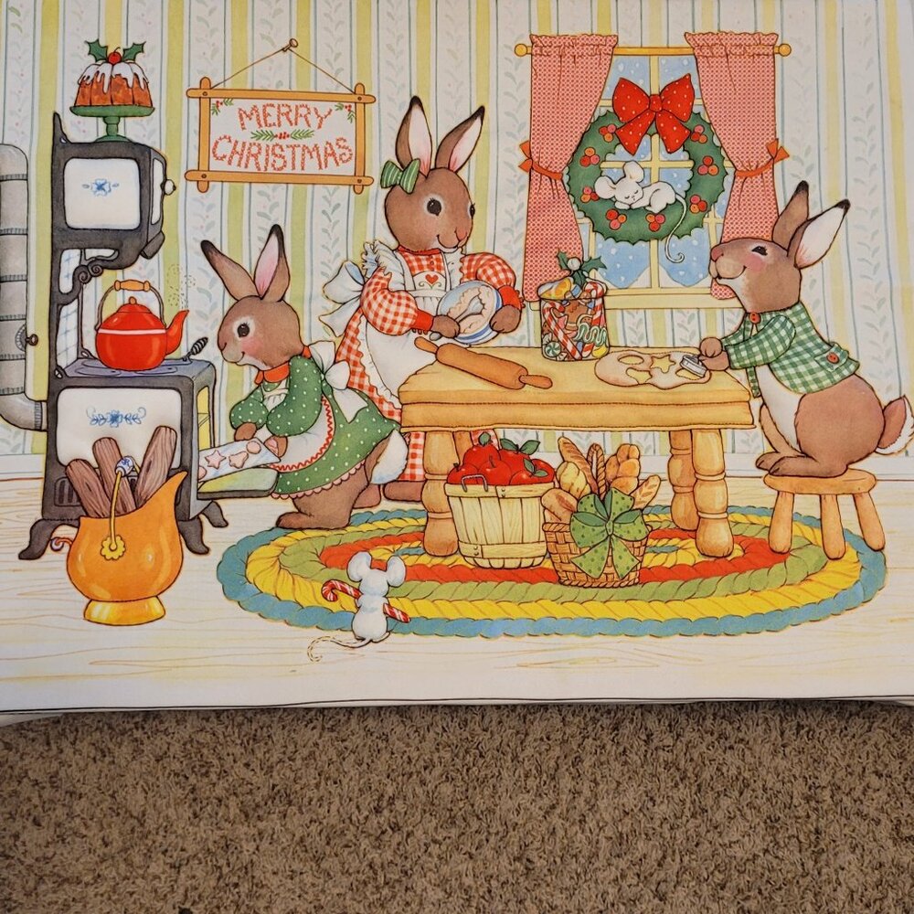 Vintage Christmas Puffed Embroidery (circa 1979)